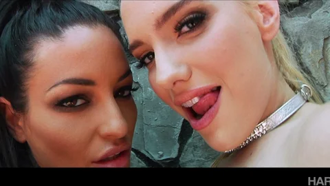 Mick’s Load Lands On Her Perfect Lips
